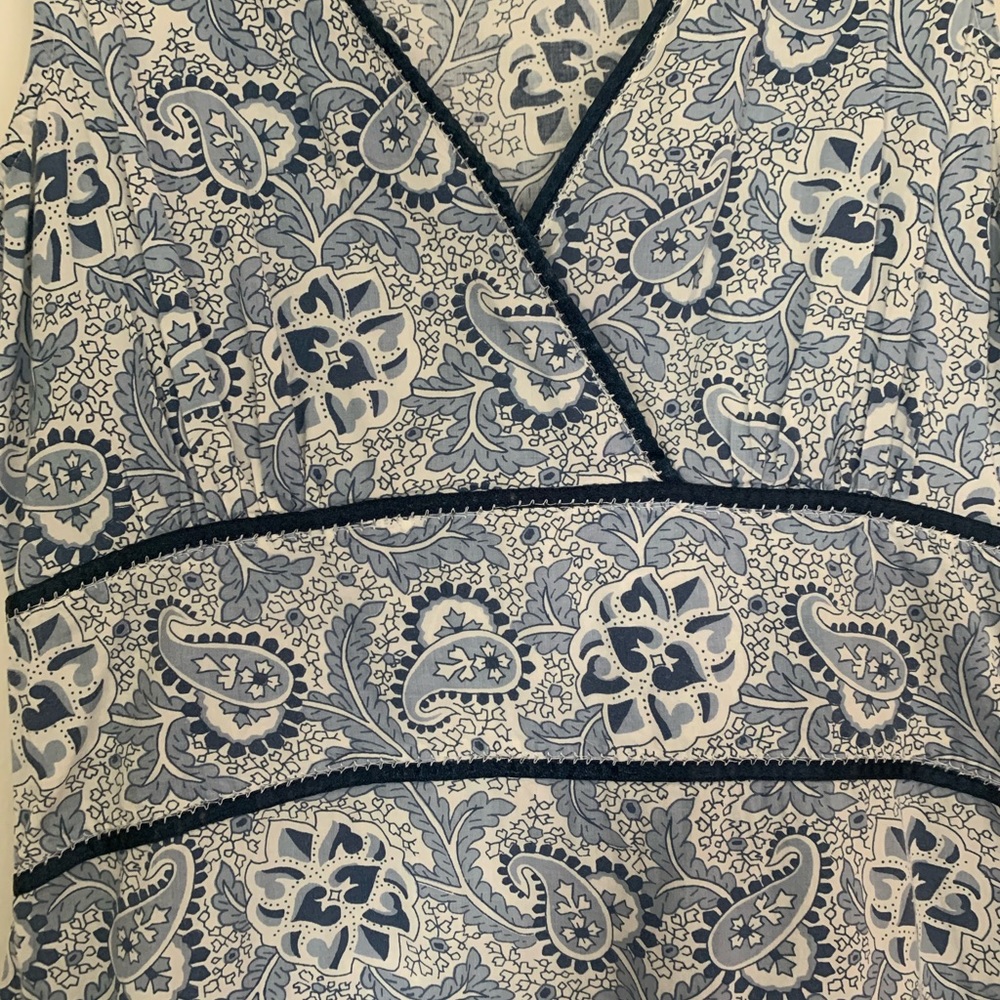 Vintage detailed polo Jeans Co by Ralph Lauren size 2 paisley print dress. - Picture 9 of 11